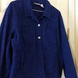 Chico's Jacket - embroidery
